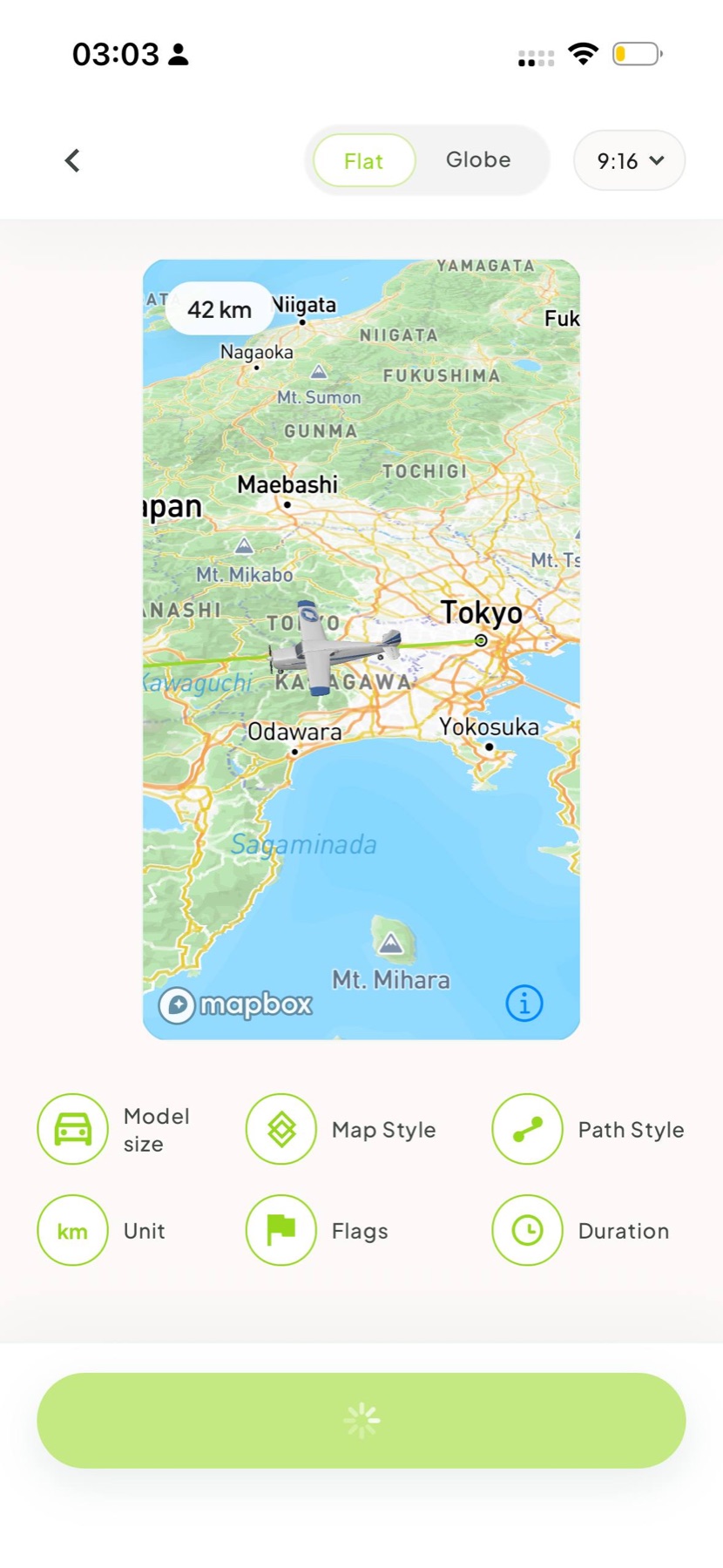 Map and animation customization controls in Roam Reels